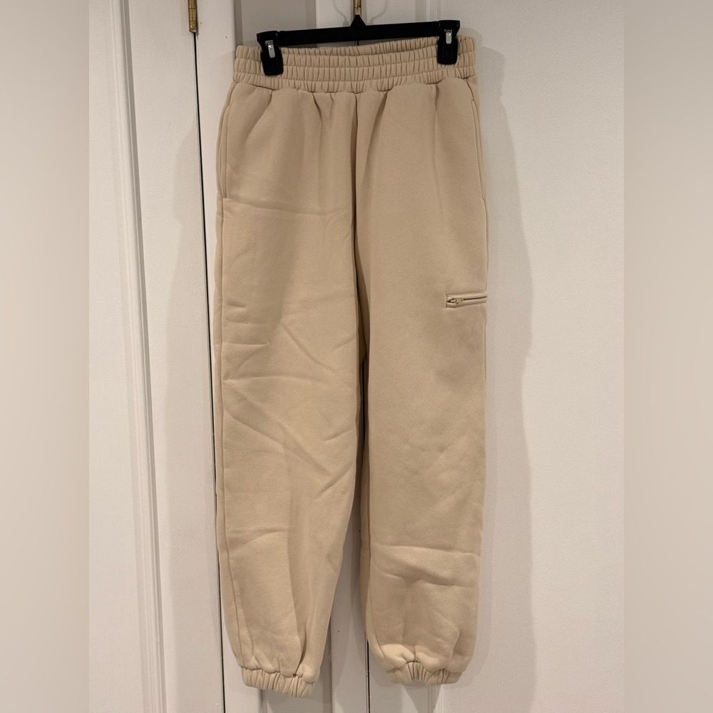 Women’s Beige Casual Jogger Pants